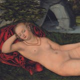 Lucas Cranach the Elder (1472-1553), The Nymph of the Spring, oil on panel. Photo © Christie's (detail)

