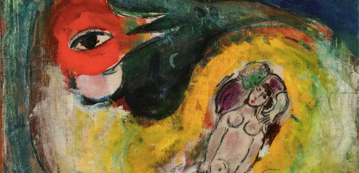 Marc Chagall (1887-1985), Studie zu "Coq aux amoureux", 1947-50 | Foto: © Thierry-Lannon & Associés (Detail)