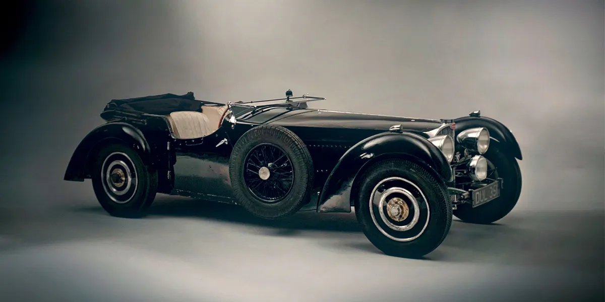 Bugatti del 1937 Modello 57 Surbaisse soprannominata 'Dulcie' all'asta da Bonhams, senza prezzo di riserva. Foto © Bonhams 