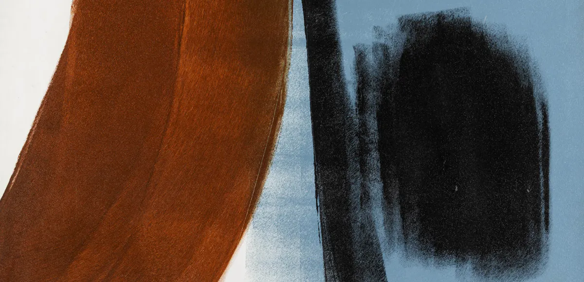 Hans Hartung (1904-1989), acrilico su tavola, cm 54x73, firmato e datato in basso a destra. Stima: 30.000 - 35.000 euro. Foto © Cambi