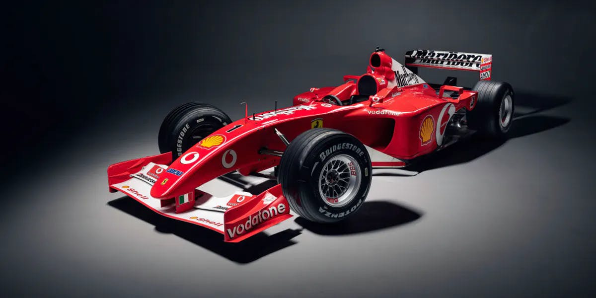 10 millions de dollars attendus pour la voiture de Formule 1 de Michael  Schumacher