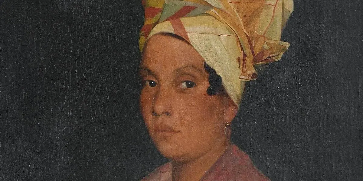 G. Catlin, Rare Early Creole Portrait (detail). Image © Brunk Auctions