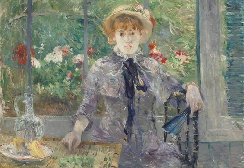 Berthe Morisot, 'Après le déjeuner', 1881. Foto © Christie's

