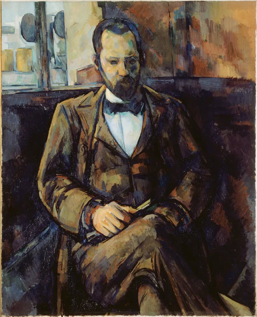 Paul Cézanne (1839-1906), ‘Portrait of Ambroise Vollard’, 1899, Petit Palais, Paris. Photo public domain