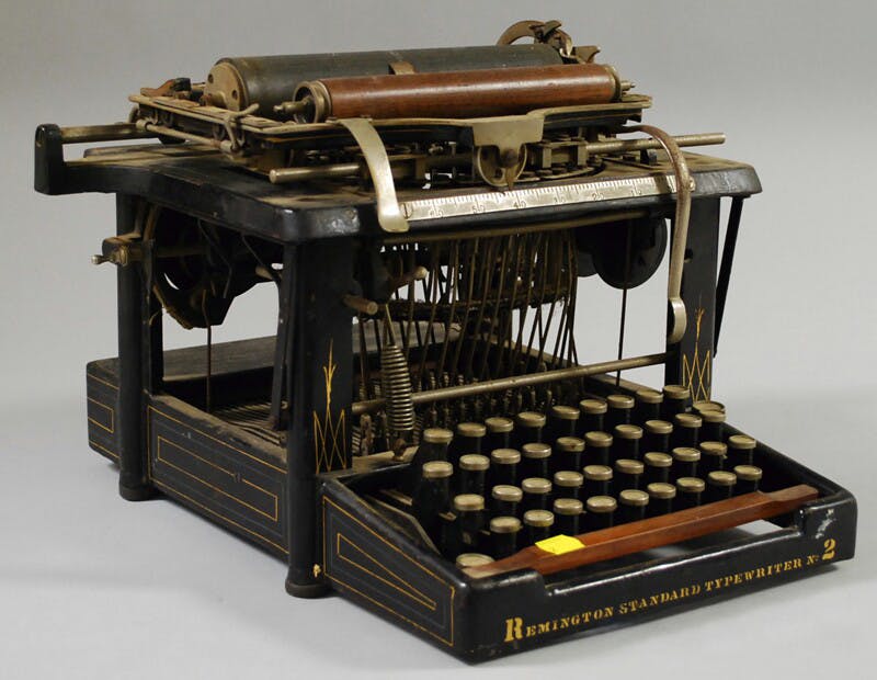 La révolution du caractère : l'histoire de la machine à écrire