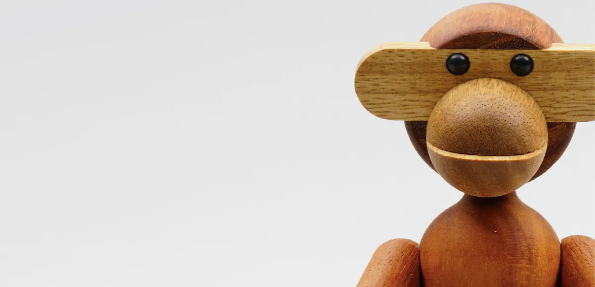 Kay Bojesen (1886-1958), Holzfigur, Kay Bojesen Denmark, H 22 cm. Foto © Helander Auktioner (Detail)