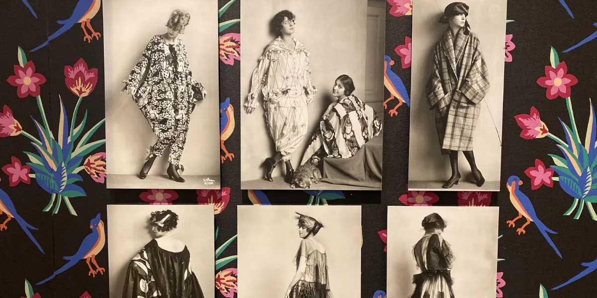 Några av alla modebilder som Dora Kallmus tog under de verksmamma åren i Paris modevärld. Foto © Pontus Silfverstolpe, Barnebys
