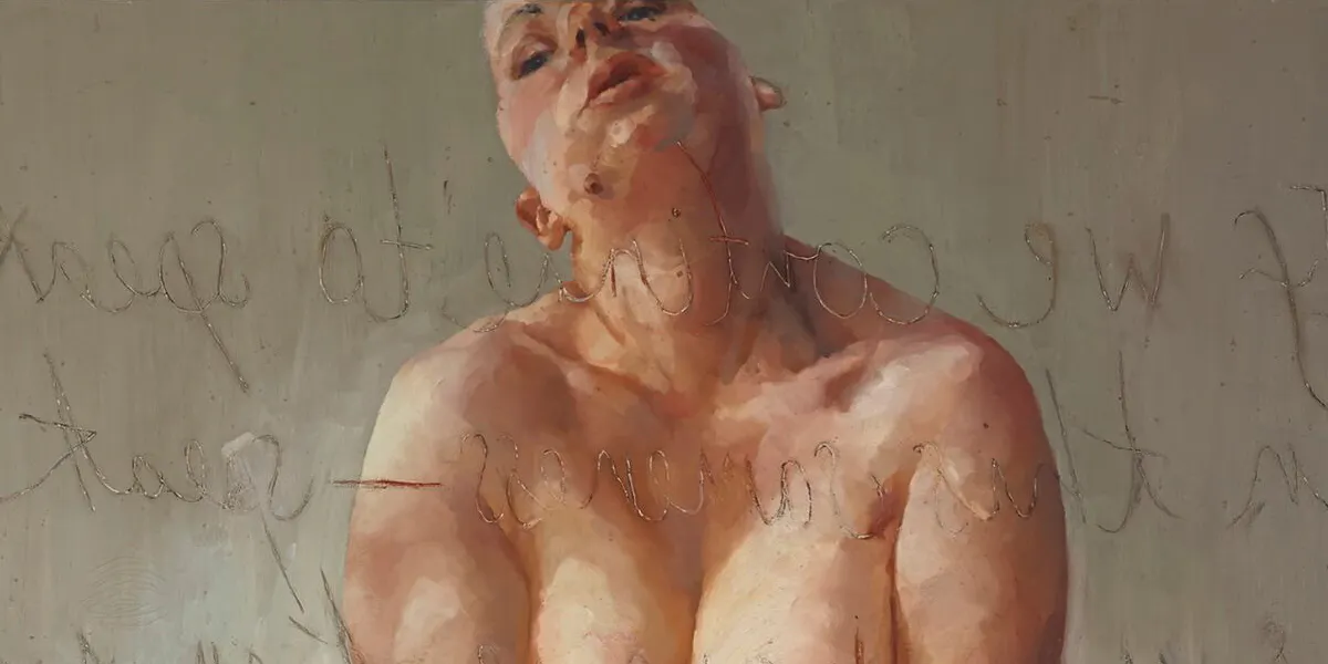 Jenny Saville, Propped, 1992, huile sur toile (détail). Photo © Sotheby's
