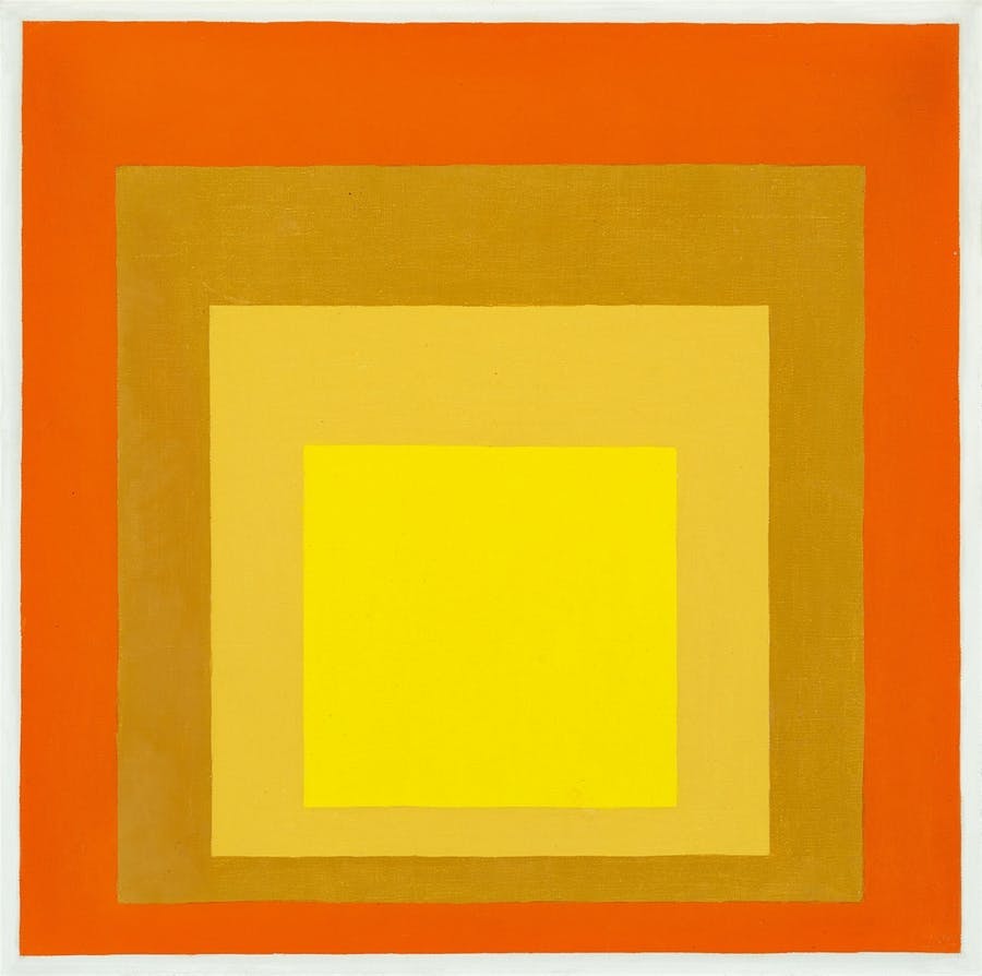 In Josef Alber's homeland, too, high prices are achieved for his works of art. "Homage to the Square" from 1961 was auctioned in 2017 at the Cologne auction house Lempertz for $671,000. Photo © Lempertz