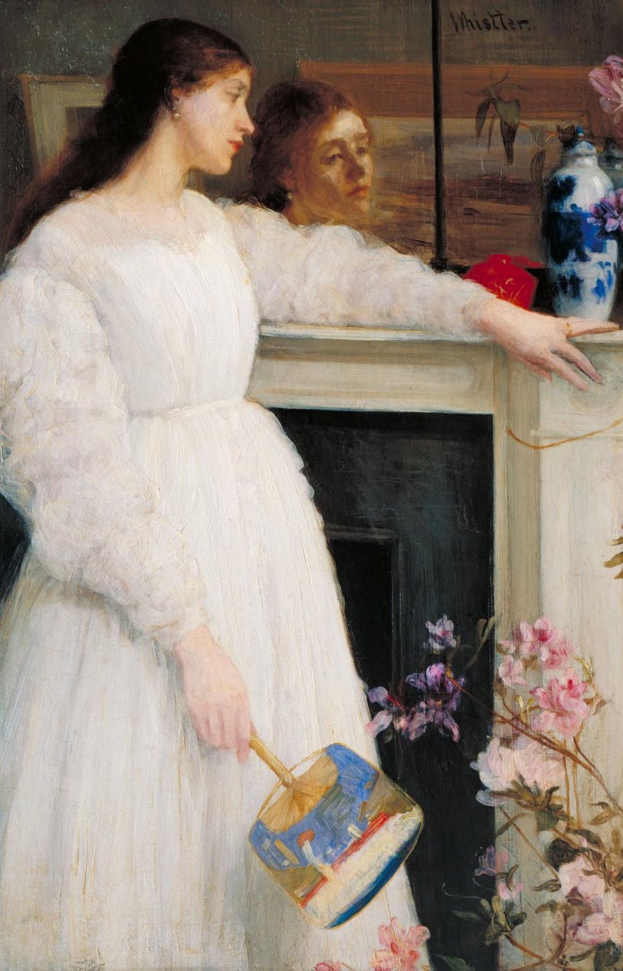 James Abbott McNeill Whistler, 'Symphony in White, No. 2: The Little White Girl', 1864-65, oil on canvas, 76 x 51 cm, Tate Britain, London. Photo public domain