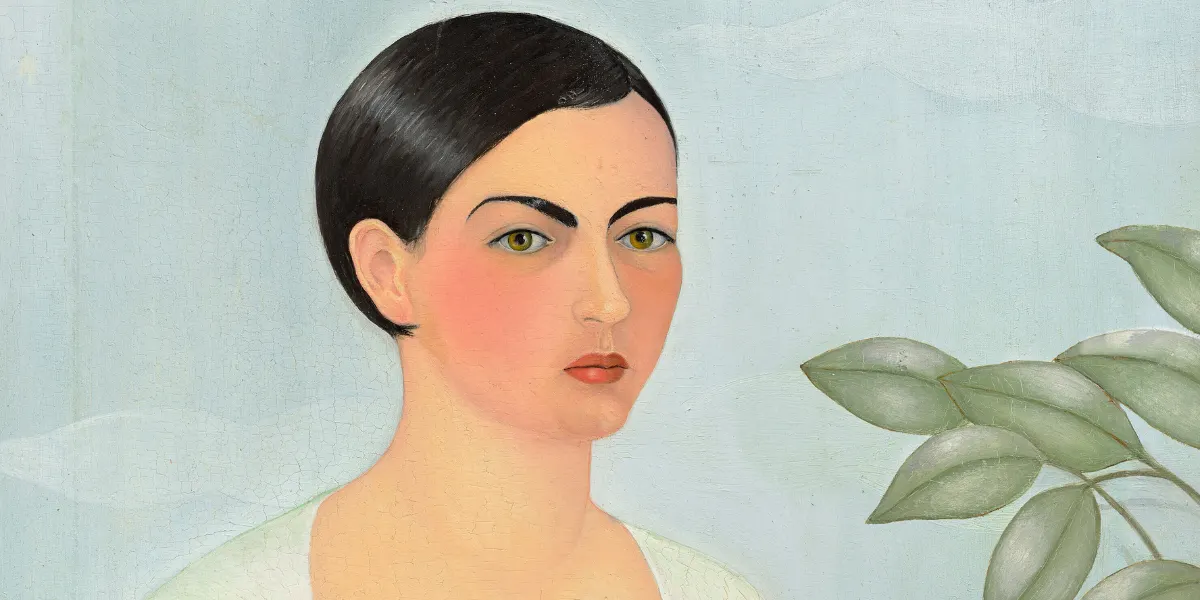 Frida Kahlo (1907-1954), 'Portrait of Cristina, My Sister', 1928, olja på pannå. Foto © Christie's (beskuren)