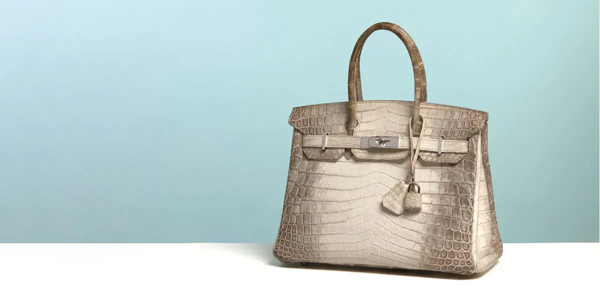 Hermès Birkin Bag 30 "Himalaya". Foto © Artcurial (Detail)