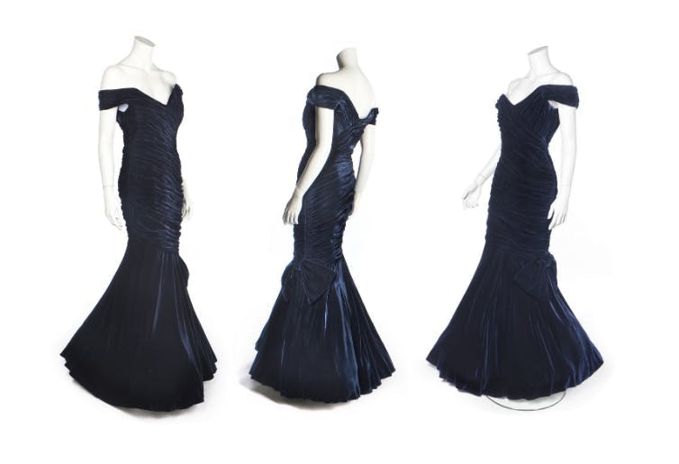 A Subasta Un Legendario Vestido De Noche De La Princesa Diana Barnebys Magazine