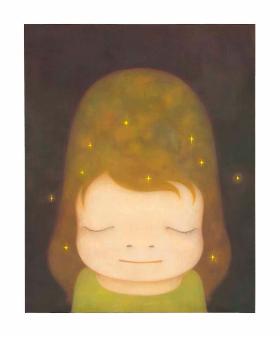 Yoshitomo Nara, ‘The Little Star Dweller’, acrylic and glitter on canvas, 2006, 227.3 x 181.3 cm. The work was auctioned off at Christie's in 2015 for $3.4 million