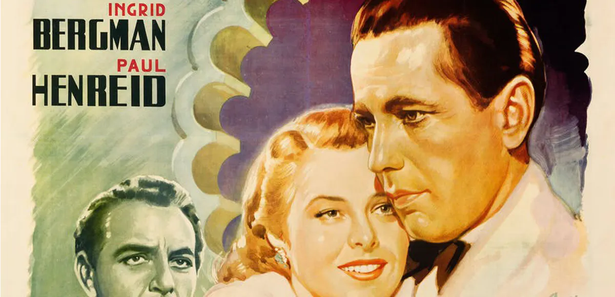 Casablanca, poster "4 - Fogli" per l'uscita italiana nel 1946, Luigi Martinati, foto © Heritage Auctions