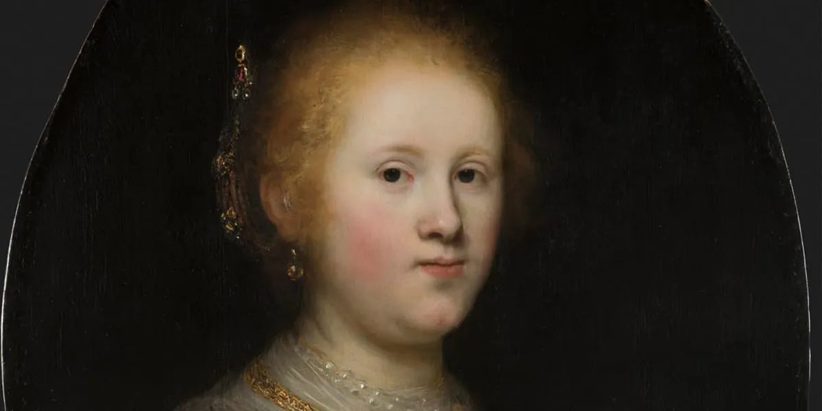 Rembrandt Harmenszoon van Rijn, Portrait einer jungen Frau, 1632 | Foto: © Allentown Art Museum (Detail)