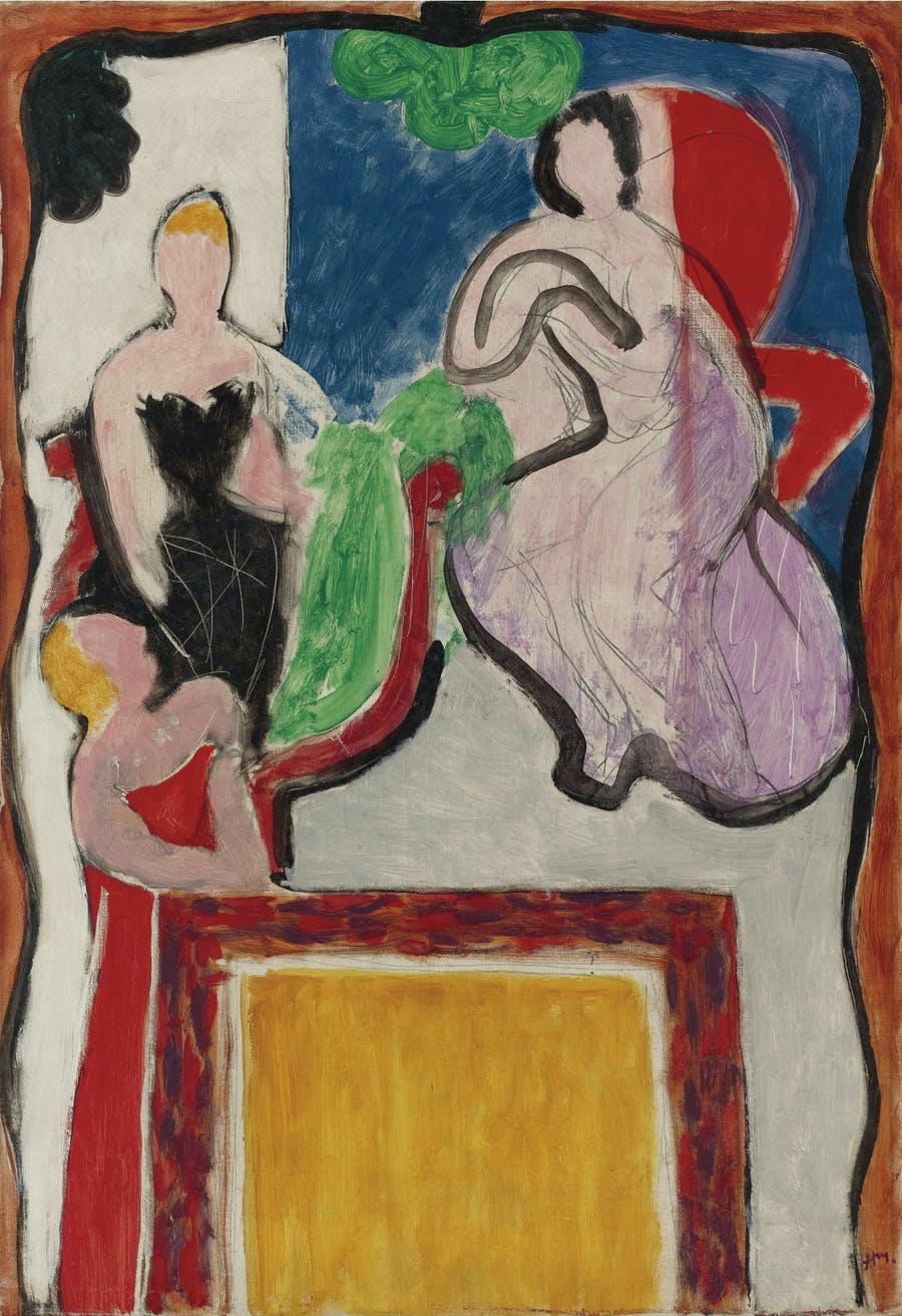 Henri Matisse (1869-1954), 'Le Chant', signerad med initialerna HM. (nedre högra hörnet), oktober 1938, olja på duk, 55.2 x 38.2 cm. Foto © Sotheby's