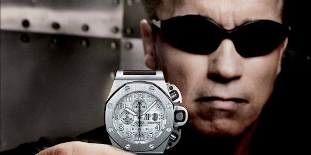 Terminator watch. Часы Arnold Schwarzenegger. Панерай Шварценеггер.