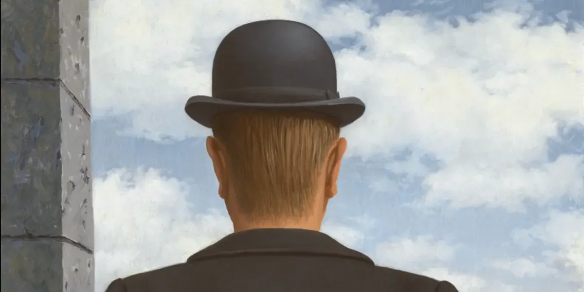 René Magritte, L'ami intime, 1958. Image © Christie's (detail)
