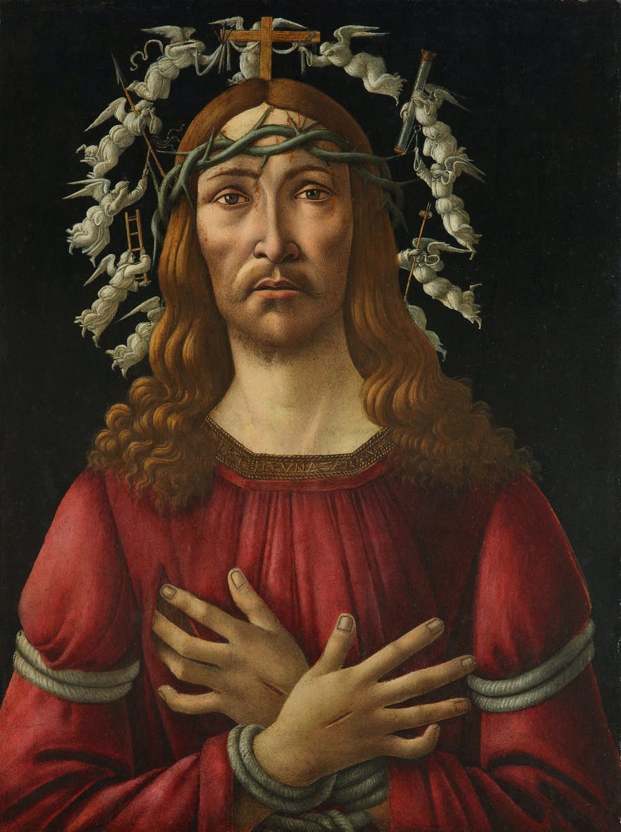 Sandro Botticelli (1445-1510), The Man of Sorrows, late 15th century - early 16th century. Photo © Sotheby's 