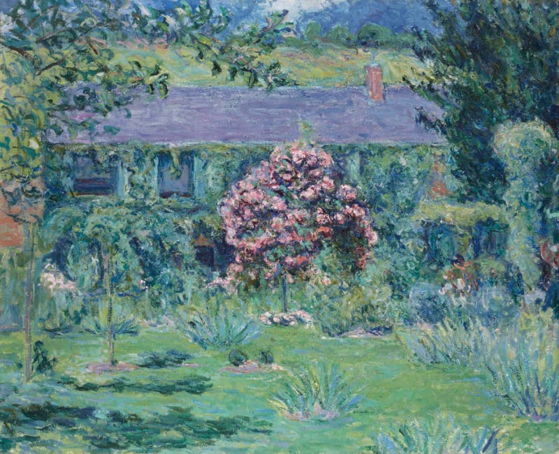 Blauer Engel und der irdische Paradiesgarten in Giverny