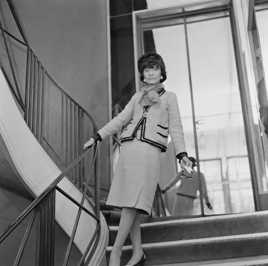 Design is fine History is mine  Coco Chanel Evening dress 1958 Paris  VA This