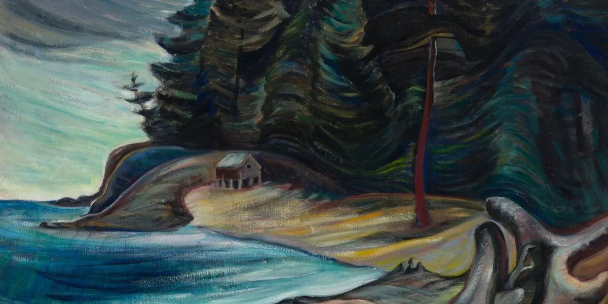 Emily Carr, Cordova Drift. 1946, oil on canvas. Image © Heffel (detail)