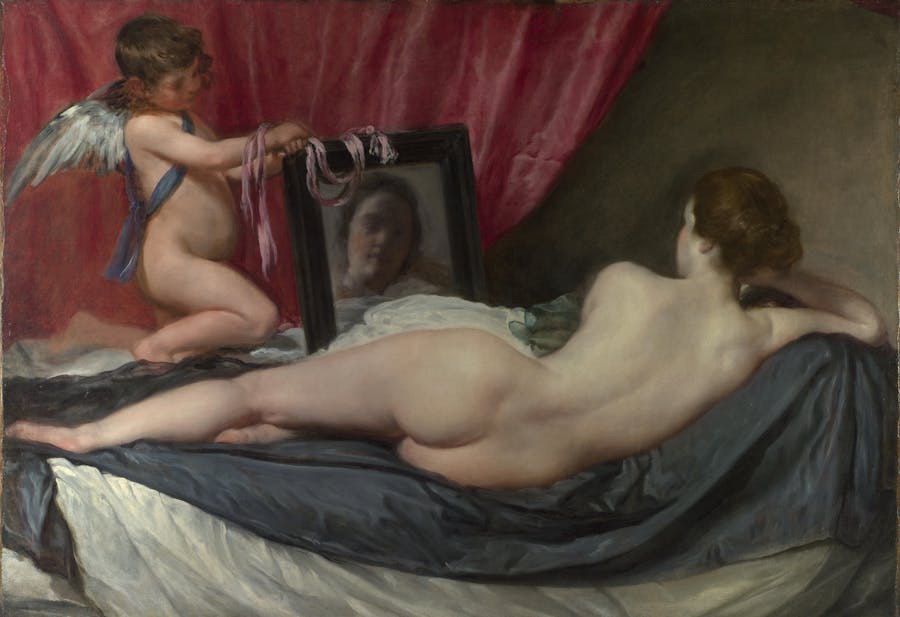 Diego Velázquez (1599-1660), The Toilet of Venus (the Rokeby Venus). 1647-51, oil on canvas, 	122.5 × 177 cm. Public domain image