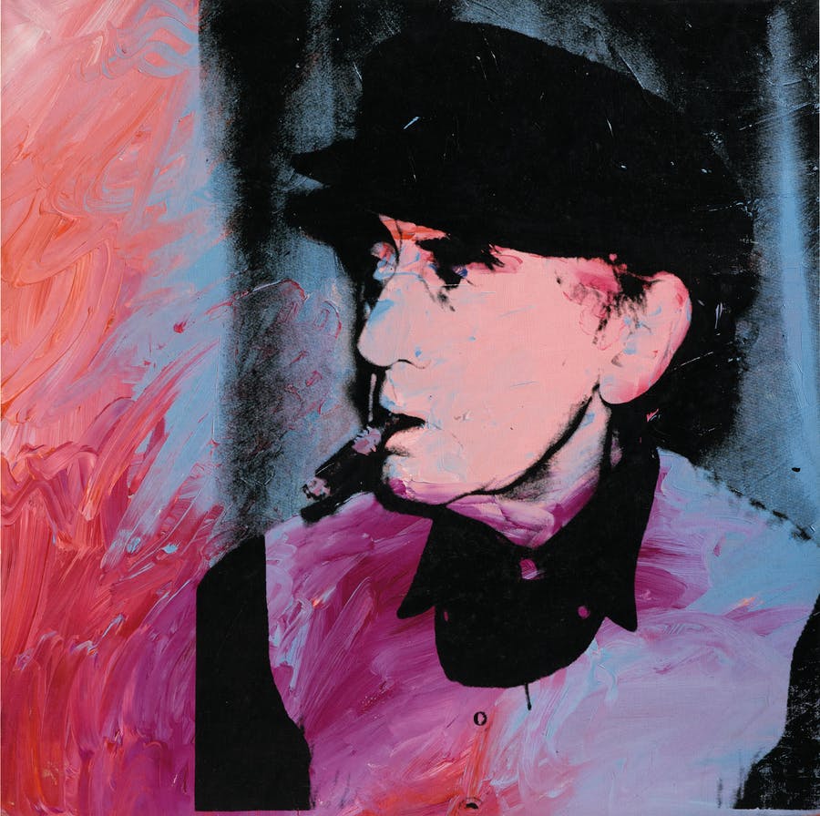 Man Ray by Andy Warhol 1974 マン・レイ　ウォーホル Andy Warhol, Man Ray, 1974 | Kasmin Gallery