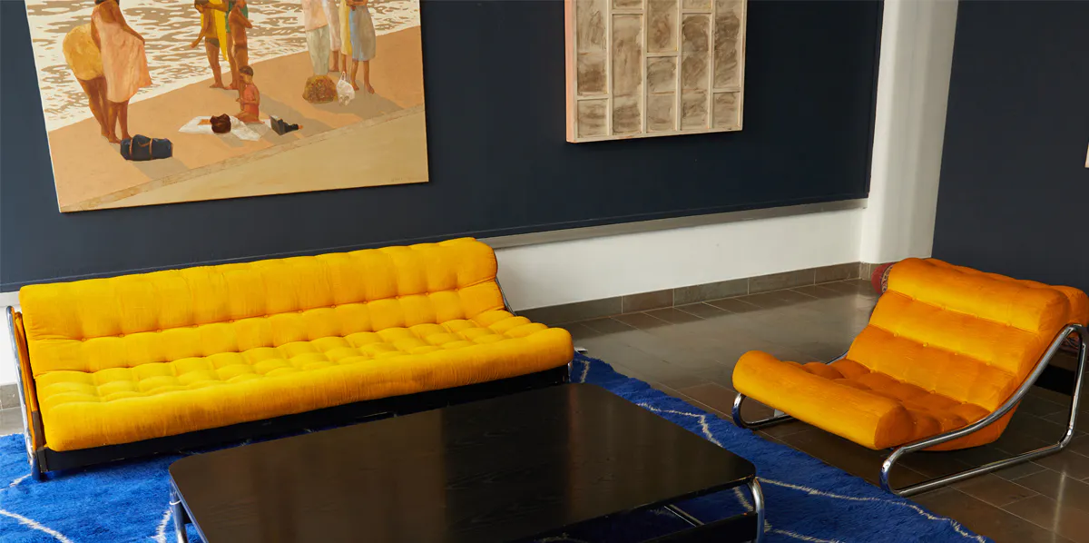 Gillis Lundgren, soffgrupp 'Impala' för IKEA. Foto: Stockholms Auktionsverk Online
