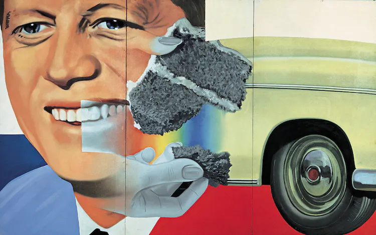 President Elect (1960-61) James Rosenquist Bild via learn.columbia.edu