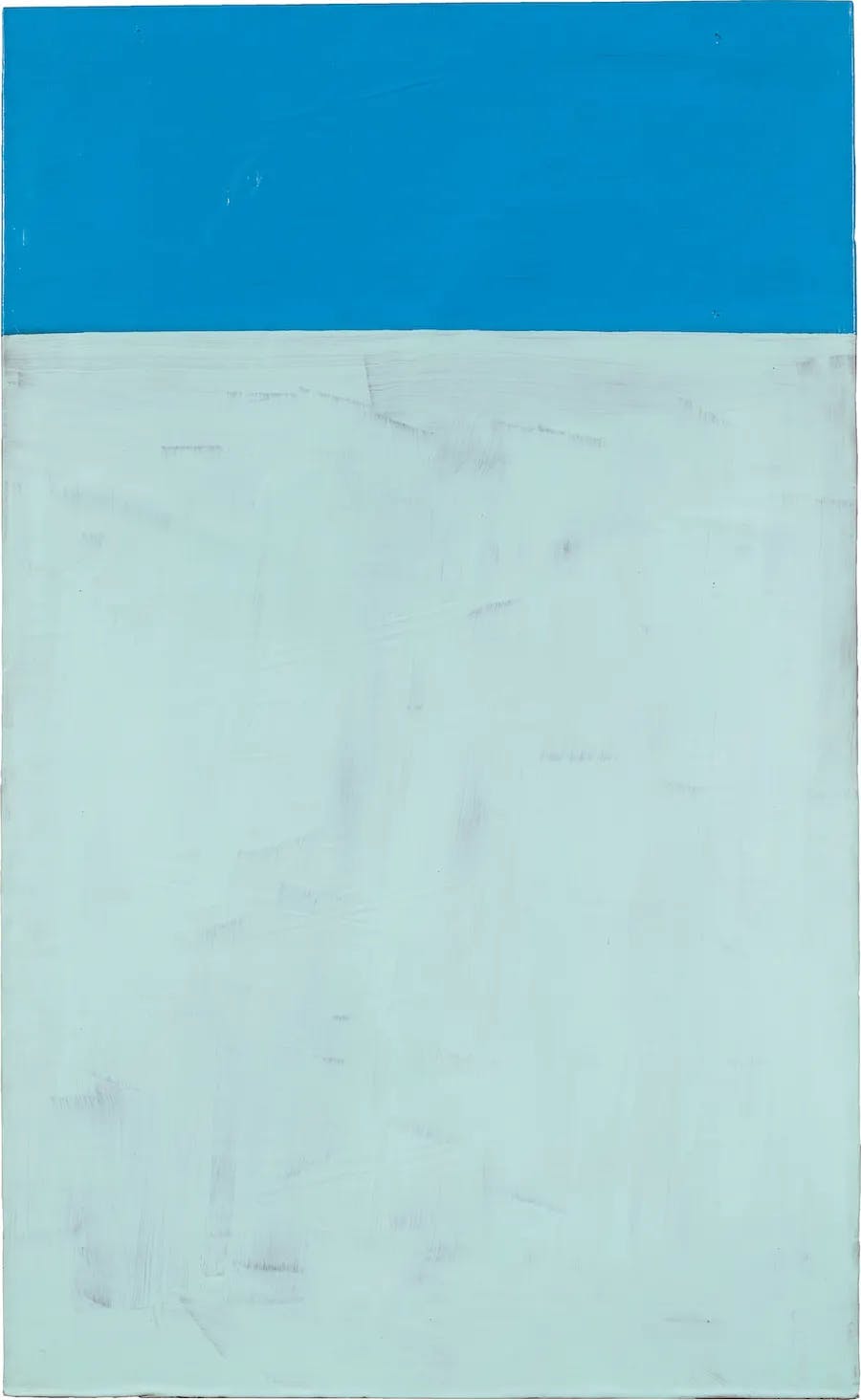 Günther Förg (1952-2013), utan titel, 1990, signerad och daterad, akryl på bly på trä, 180 x 110,5 x 4 cm. Foto © Grisebach