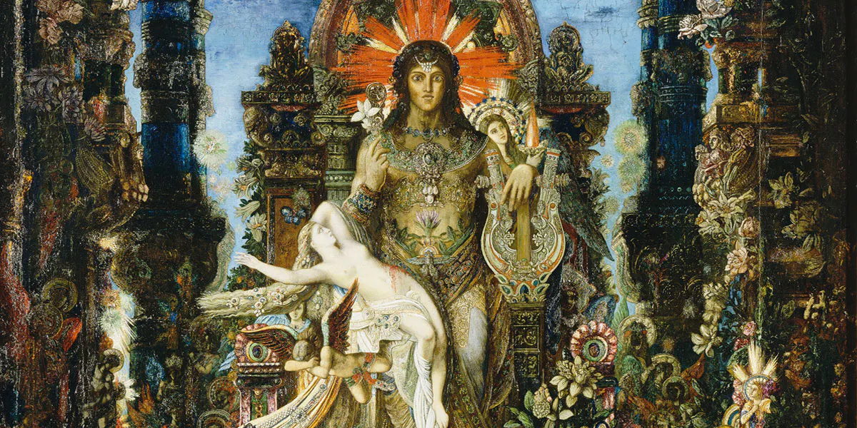 Gustave Moreau, Jupiter et Sémélé, 1895, huile sur toile, Musée Gustave Moreau. Photo Domaine public
