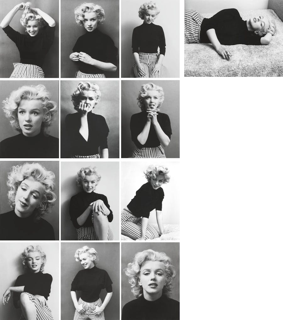 Ben Ross, "Marilyn Monroe, Hollywood", 1953. Ross ha catturato la versatilità delle espressioni di Monroe in questa serie di foto scattate nel 1953. Foto © Christie's