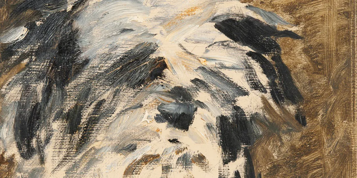 Édouard Manet, Le Chien « Minnay » (détail), 1879, huile sur toile, image © Drouot Estimations
