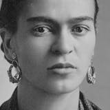 Portrait of Frida Kahlo by Guillermo Kahlo, October 16, 1932. Public domain photo (detail)