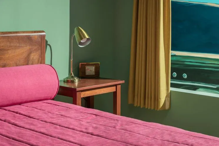 Exposición de Edward Hopper and the American Hotel. Foto vía El Museo de Bellas Artes de Virginia