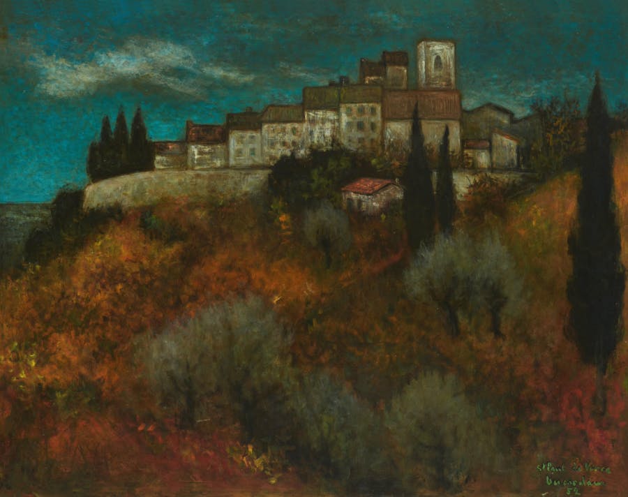 Vu Cao Dam, St Paul de Vence, olio su tela, 1952 © Sotheby’s
