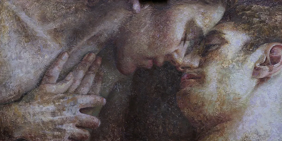 Montse Valdés, ‘1-2-15’, oil on canvas. Photo: Villa del Arte