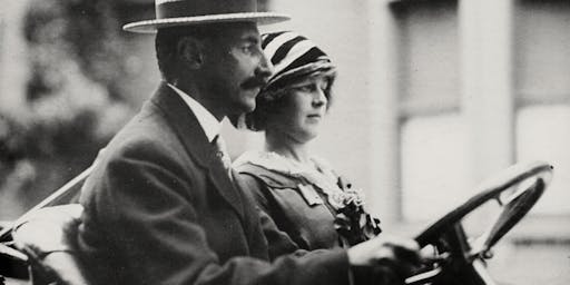John Jacob Astor med sin andra fru Madeleine (1911/1912). Foto public domain (detalj)
