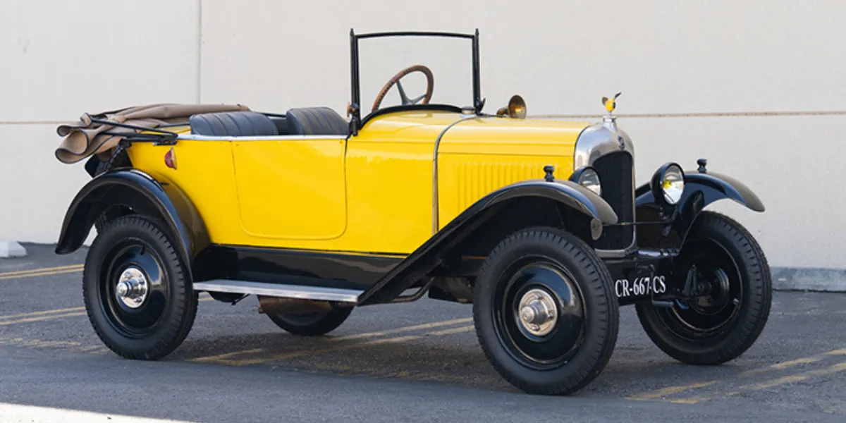 1927 Citroën 5CV Trefle. Image © Gooding & Company (detail)