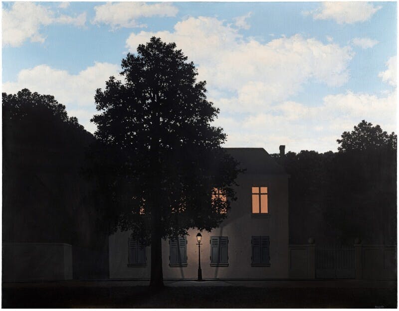 René Magritte (1898-1967), The Empire of Lights, 1961, oil on canvas, 114.5 x 146 cm, Gillion Crowet collection. Photo © Sotheby's