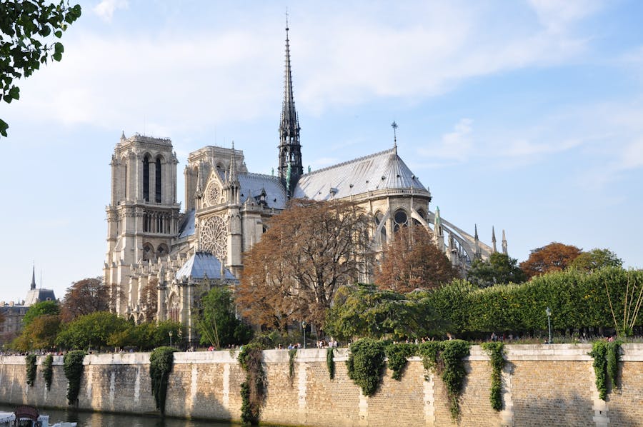 The famous spire of Notre-Dame. Photo by Sebastien