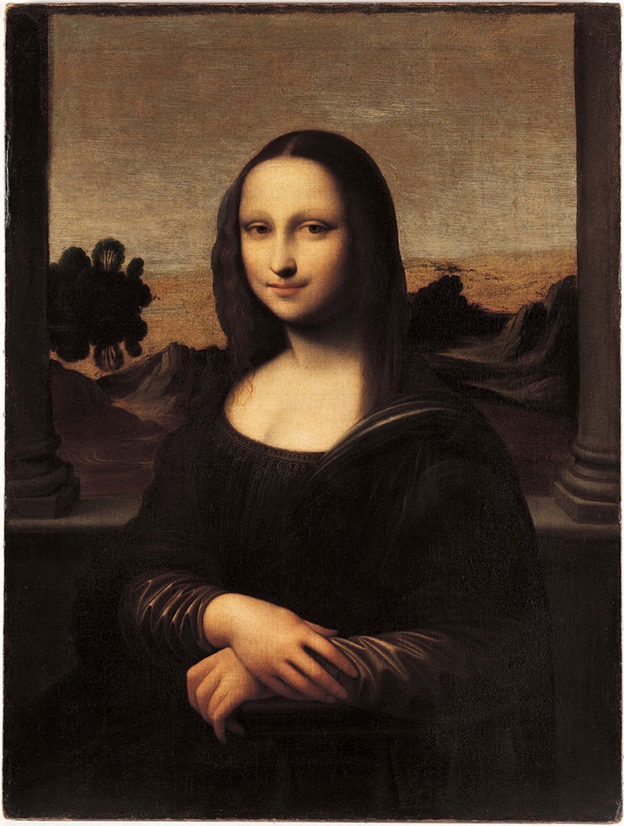 Rare Louis Vuitton Speedy 30 'Masters' Da Vinci Mona Lisa Jeff