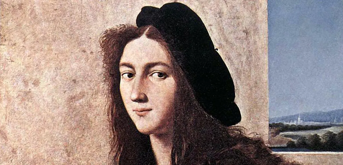 'Portrait of a Young Man', Rafael, 1514, olja på pannå. Foto: Wikipedia Commons