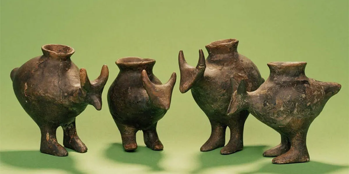 Biberones de finales de la Edad del Bronce. Imagen vía: © Enver-Hirsch. Wien Museum