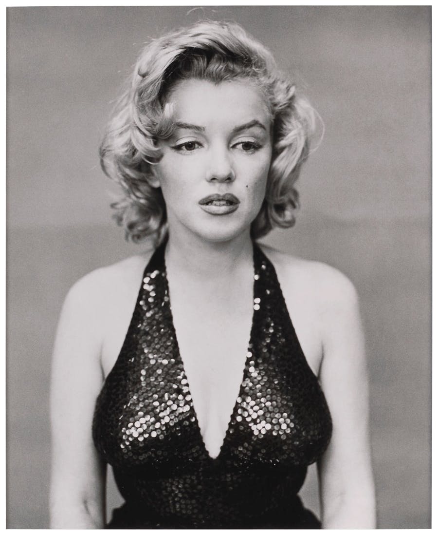 Richard Avedon, ‘Marilyn Monroe, New York City, May 6, 1957’. After a photoshoot in 1967, Avedon took this photo of a pensive Monroe. Photo © Christie's