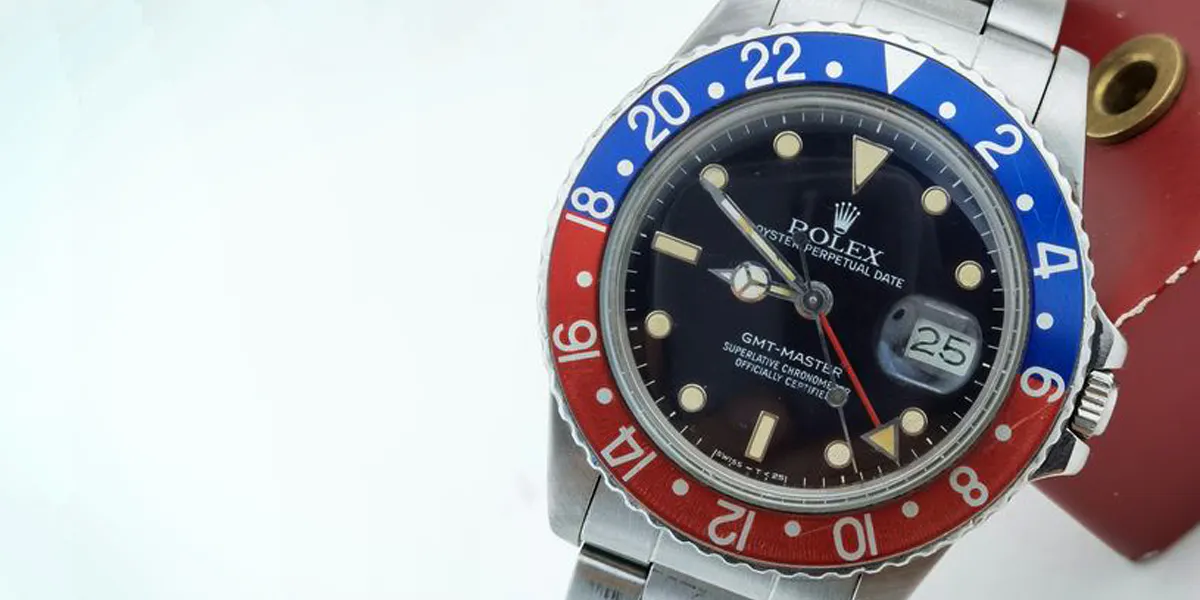 Rolex GMT-Master (Ref. 16750), années 1980. Photo © Catawiki (detail)
