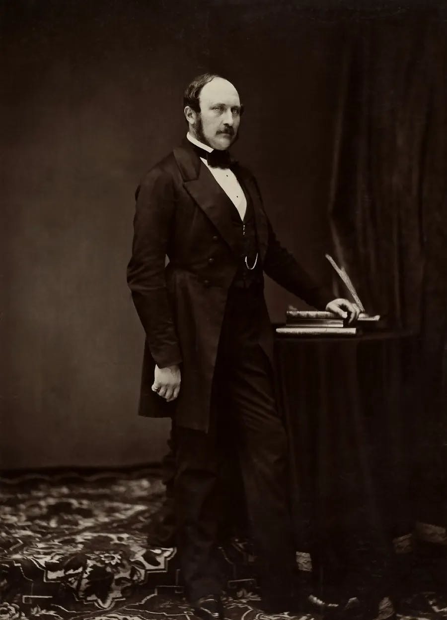 John Jabez Edwin Mayall, le prince Albert, le 15 mai 1860. Photo du domaine public
