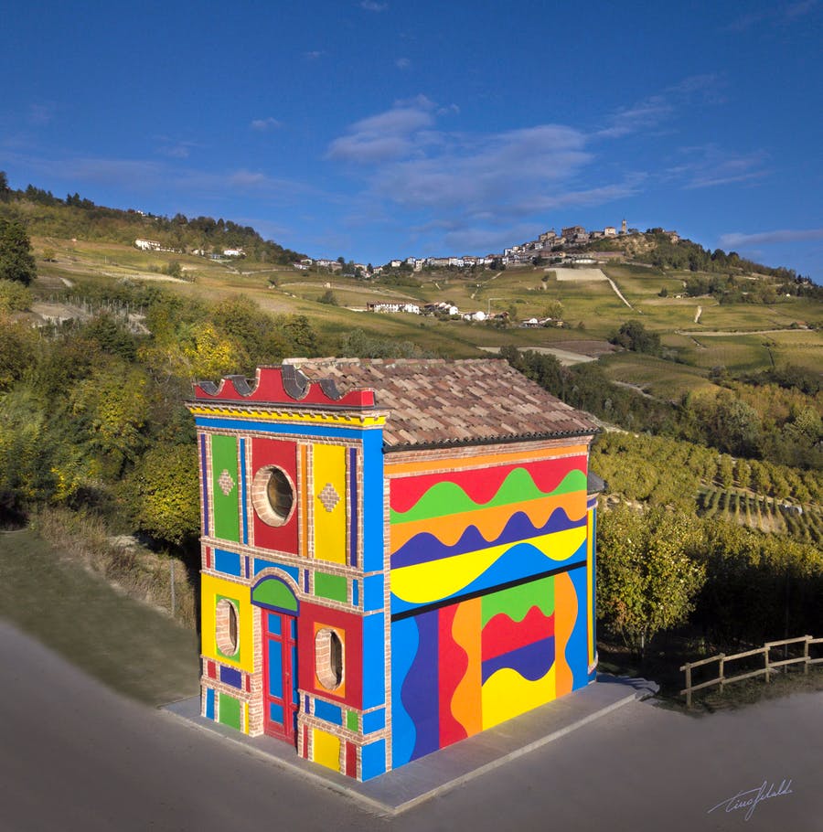 The Barolo Chapel Sol LeWitt s Colorful Church in Italy